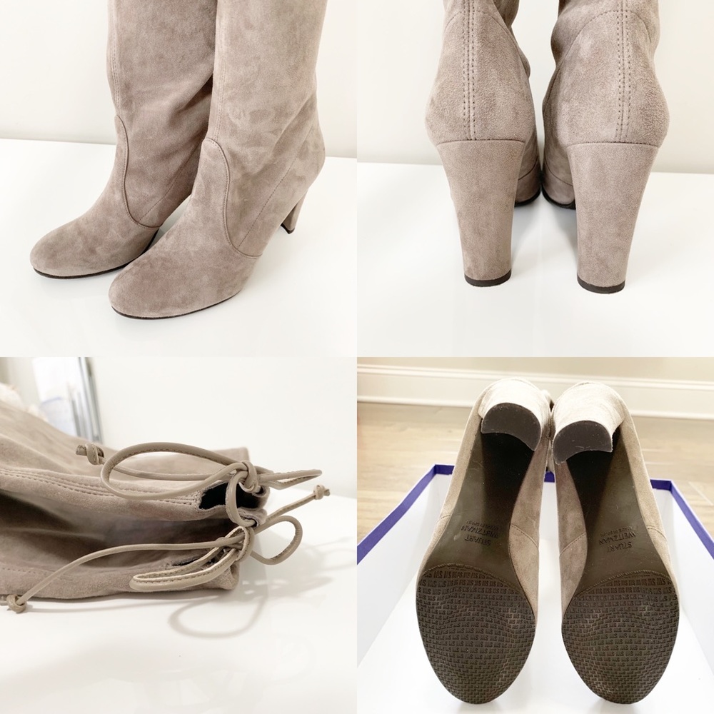 SOLD!! Stuart Weitzman Highland Suede Boots - Picture 4 of 8